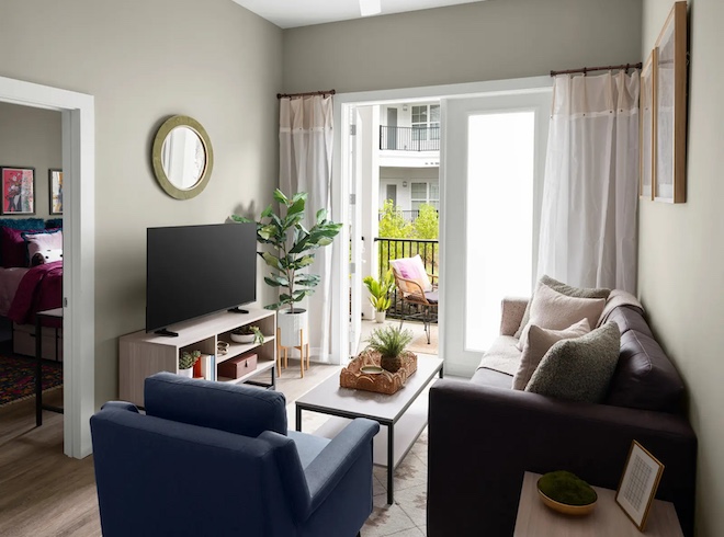 Furnished living room