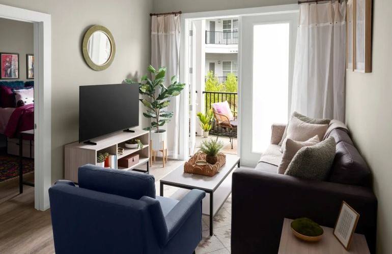 Furnished living room